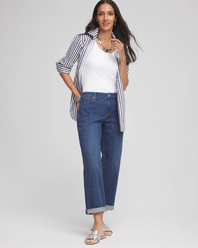 Boyfriend Crop Jeans - image 2